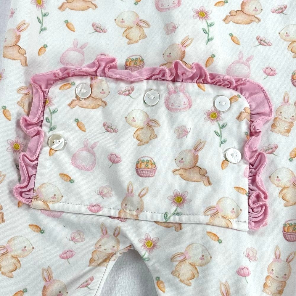 Eliza James Cloud Island‎ Baby Girl Footed Sleepers 3M Floral Print Zip 3 Pack - Picture 9 of 9